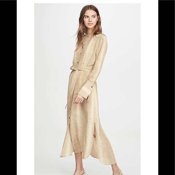 EQUIPMENT FEMME Connell Silk Crepe de Chine Maxi Shirt Dress - Picture 4 of 13